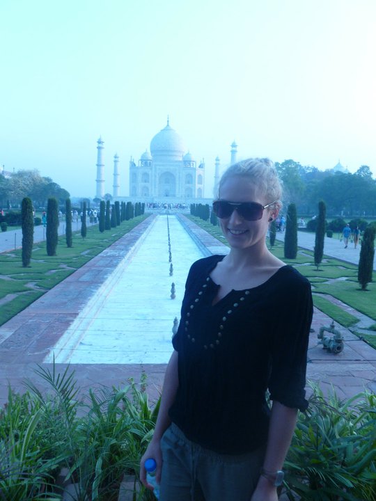 Had to get the standard tourist shot in front of the Taj..
