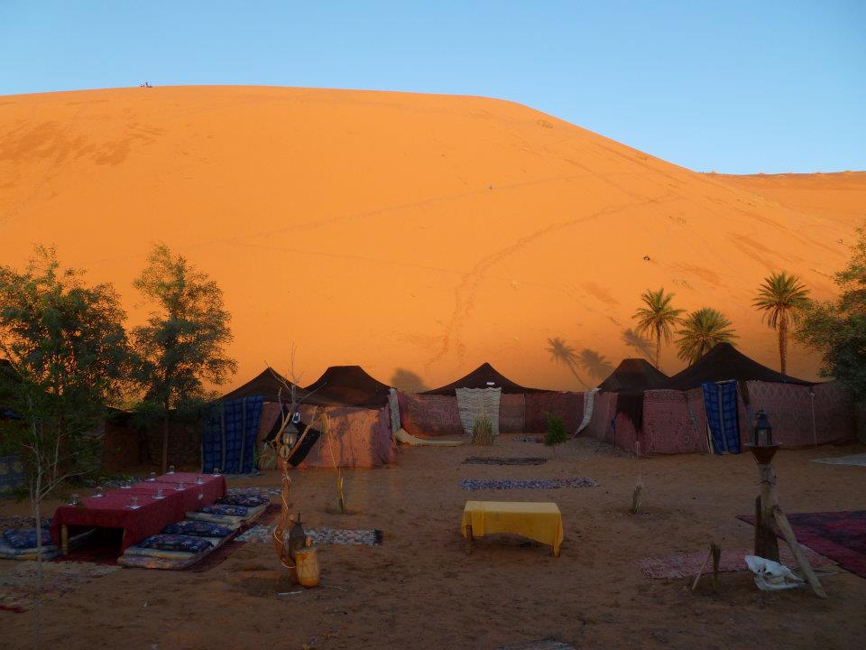 Our amazing Berber camp in the Sahara Desert!
